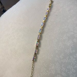 Gold platted holographic bracelet
